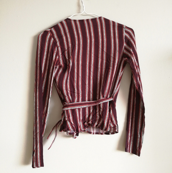 Aritzia Wilfred Free Shannon Tie Waist Blouse - Picture 3 of 5